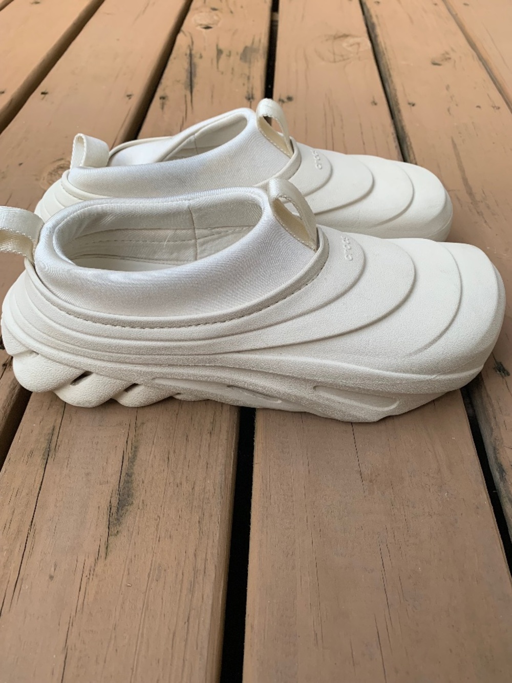 Crocs Echo Storm Slip On Shoes Men’s Size 10 Women’s Size 12 Tundra